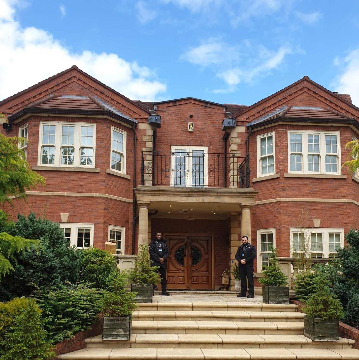 Private home security team protecting a luxury residence in London